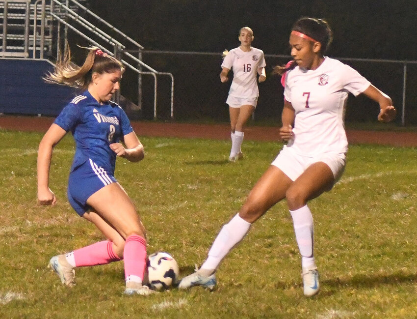 Friday’s non-league girls’ soccer game at Valley Central High School in Montgomery.