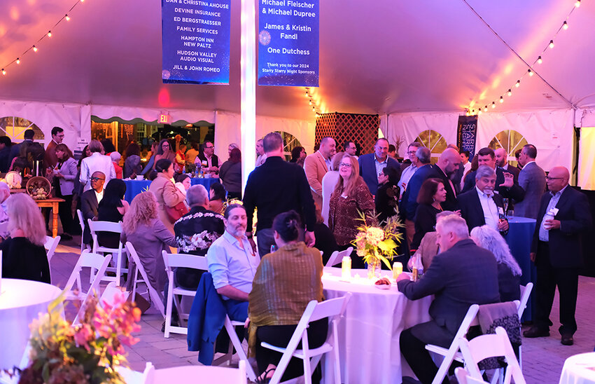 Supporters of the Walkway Over the Hudson gathered recently for the annual Starry, Starry Night Gala on the Poughkeepsie side of the park.