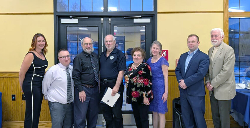 L to R Rebekah Stoll, Lance Booth, Jason Klock, Ken Bell, Rosanne Stockhofer, Tina Lutes, Doug R Foster, Spero Chumas.