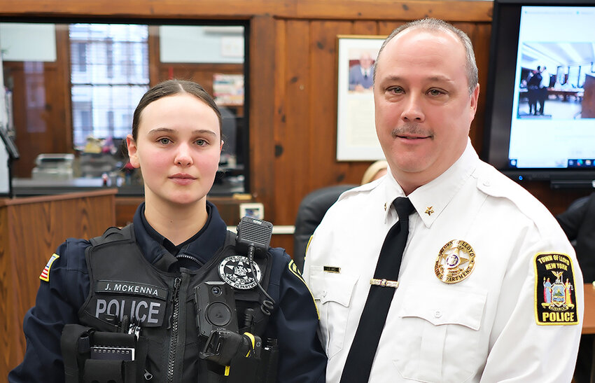 Jacqueline McKenna has been promoted to a full time Police Officer upon the recommendation of Chief James Janso.