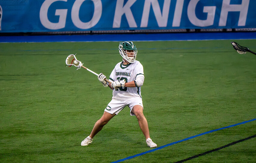 Matt Argenio gets set to take a shot on goal.