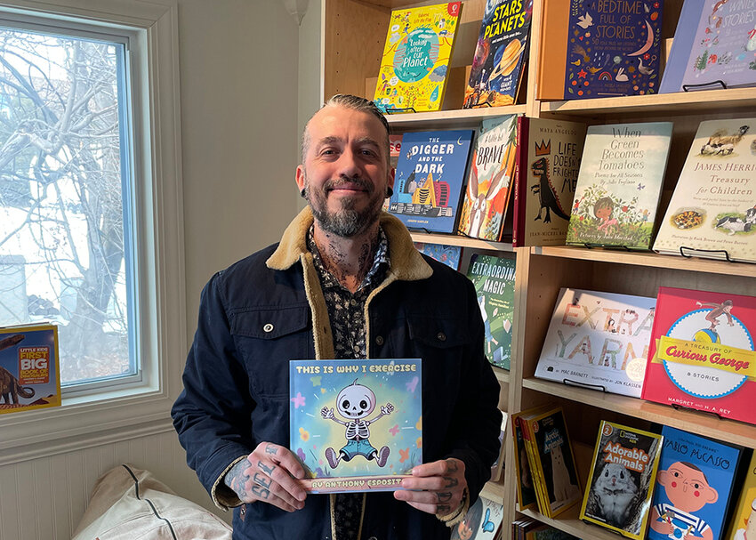 New Windsor Fitness Trainer Anthony Esposito shares his children’s book, “This Is Why I Exercise”.