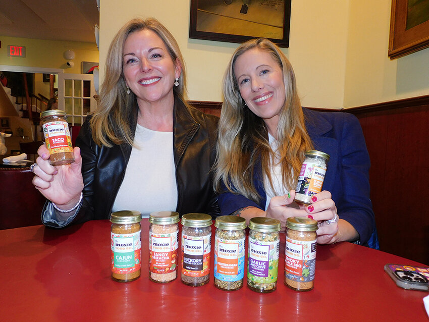 Cornwall-on-Hudson residents Stacey Hawkins and Sarah LaVallee have teamed up to create the Moxie Food Co. They have developed eight blends of seasonings and spices. Each bottle also contains a QR code which takes buyers to their website which lists a number of recipes using each blend.