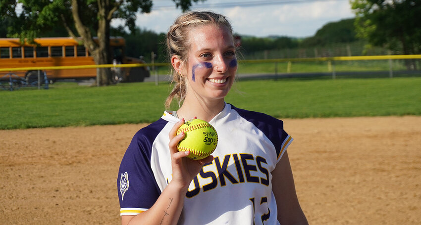 Pavese celebrated her 500th career strikeout earlier in the week.