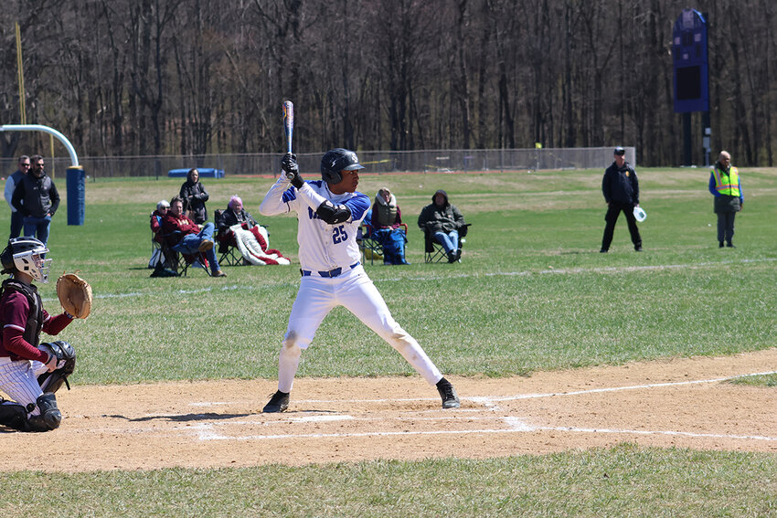 Ryan Tejada at the plate for the Vikings in a recent game.