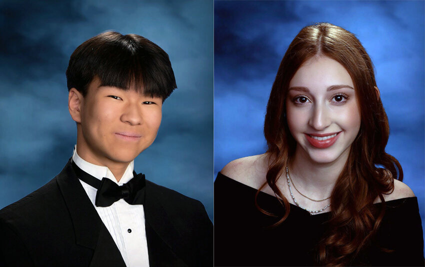 Valedictorian Andrew Wu  and Salutatorian Ava Rich