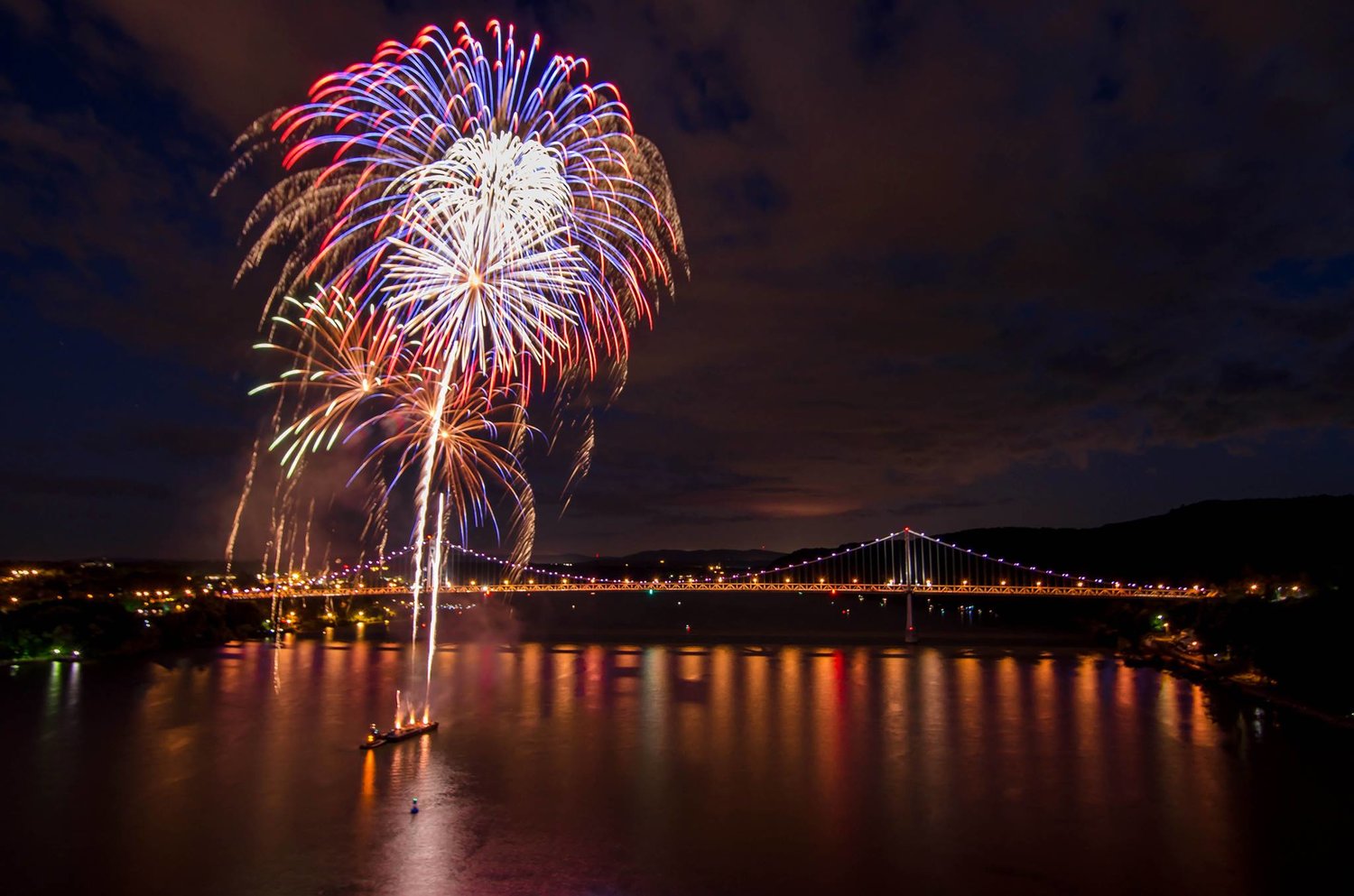 Fireworks over the Hudson My Hudson Valley