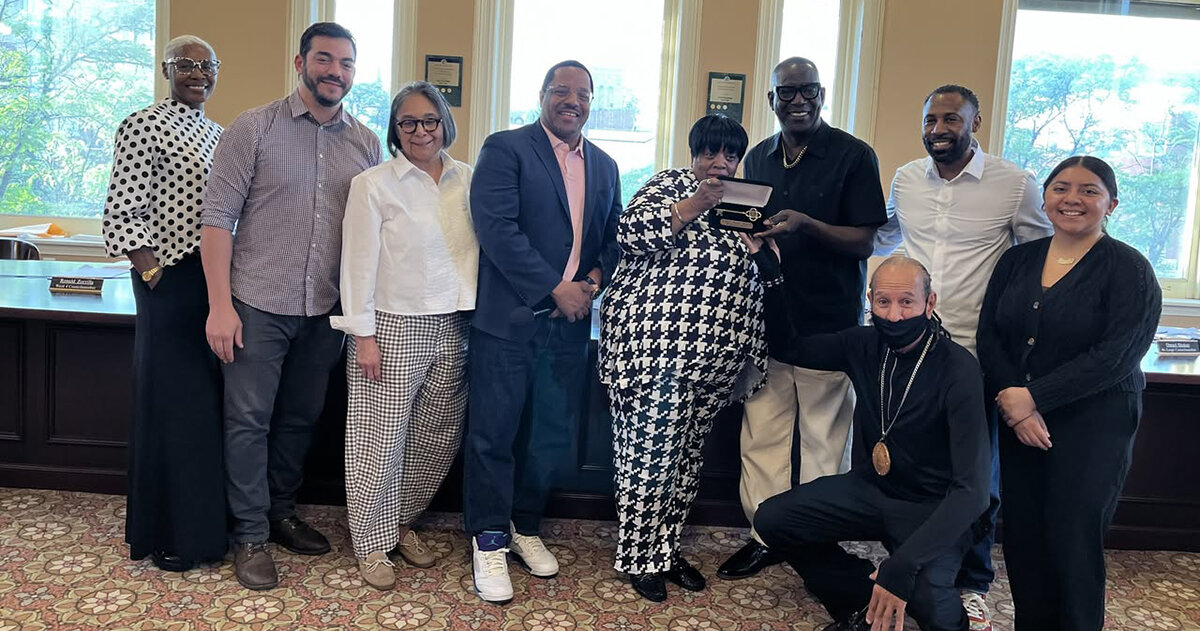 City of Newburgh honors Harold Shirley with Key to the City