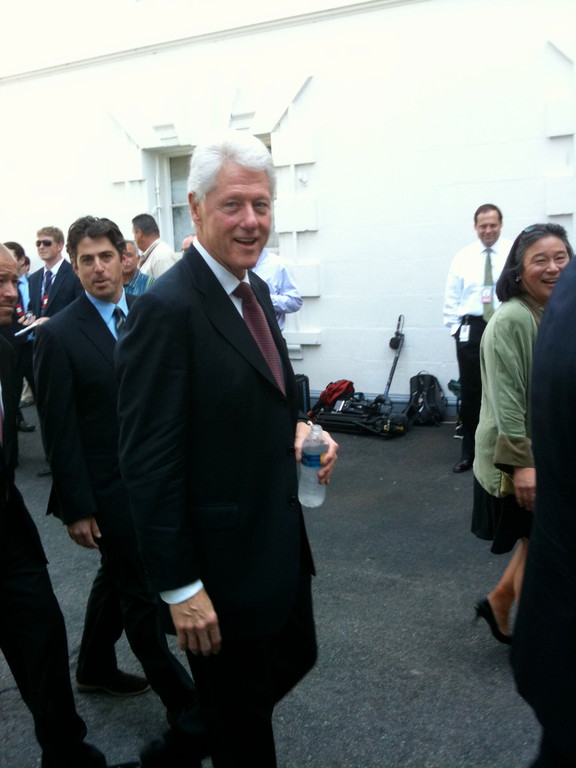 Former President Bill Clinton at the White House in May.
