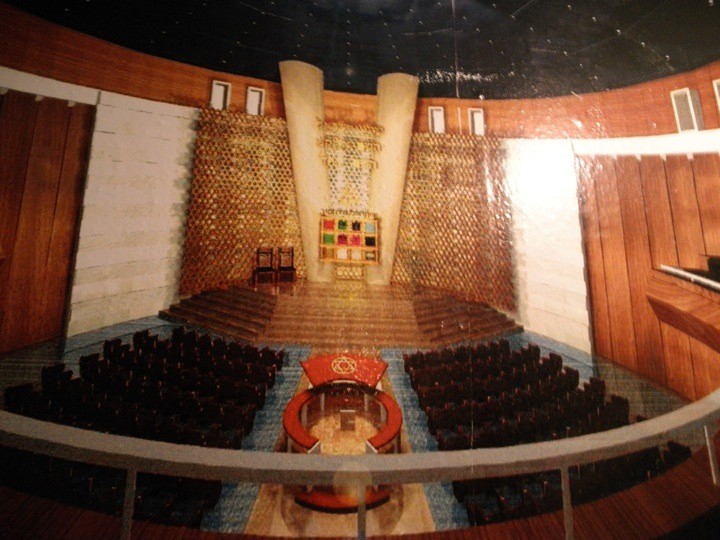 Synagogue within the proposed Beth El community center, presently under construction