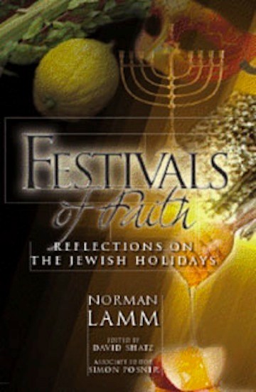 A collection of sermons on Jewish holidays by Rabbi Dr. Norman Lamm