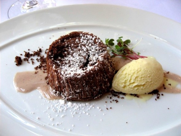 The Top Hat, also known as The Opera, and The Lava Cake.