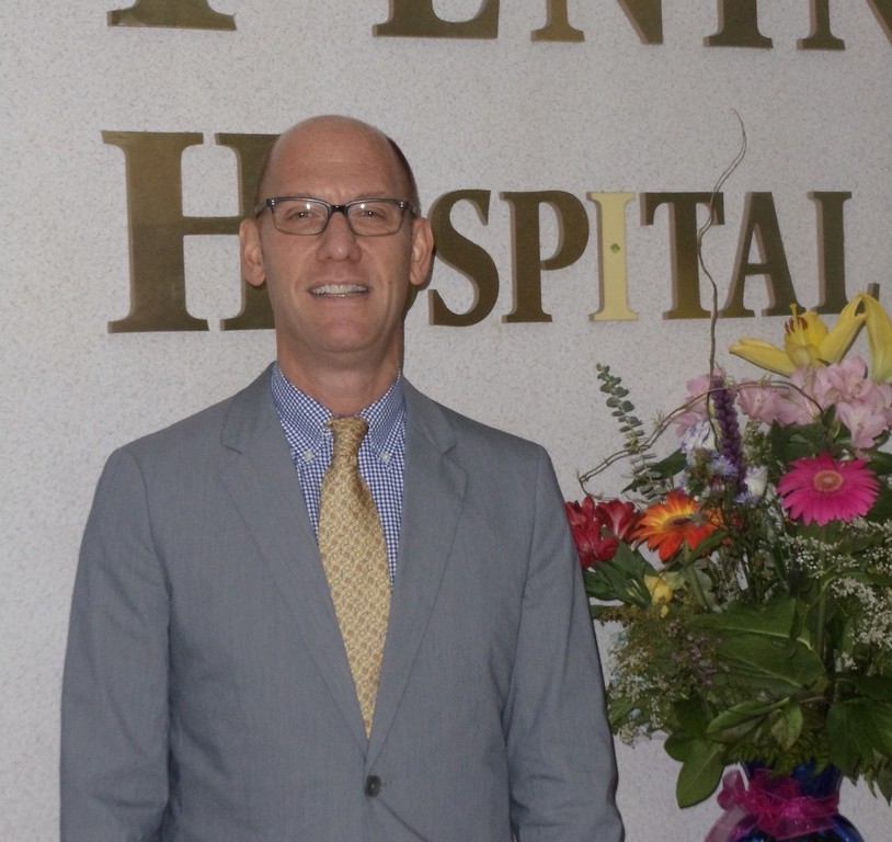Revival COO Todd Miller on a visit to Peninsula Hospital Center