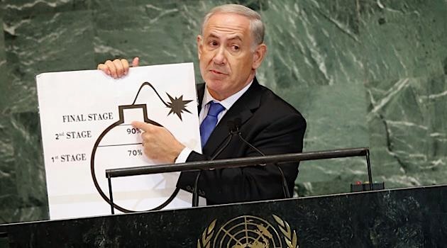 Israeli Prime Minister Benjamin Netanyahu addressed the United Nations General Assembly on Thursday, September 27, following PA leader Mahmoud Abbas.     See Page 3 for Juda Engelmayer&rsquo;s editorial coverage.