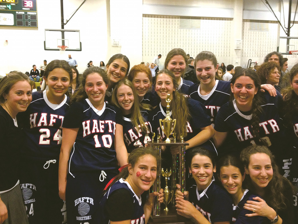 Hawks win league title  	The junior varsity Hebrew Academy of the Five Towns and Rockaway (HAFTR) High School girls&rsquo; basketball team (12-1) coached by Andi Koppelman defeated Hillel 38-37 to win the league championship on March 14.   	Rachel Gelnick, who garnered most valuable player honors, scored 14 points and Ruthie Hoffman tallied a dozen. Both Gelnick and Hoffman, along with Emma Alpert helped the Hawks control the boards.