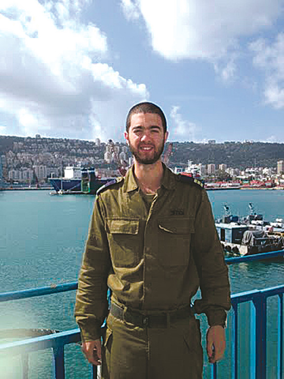 Ori Dadon, Israeli Naval Captain, visited New York recently.
