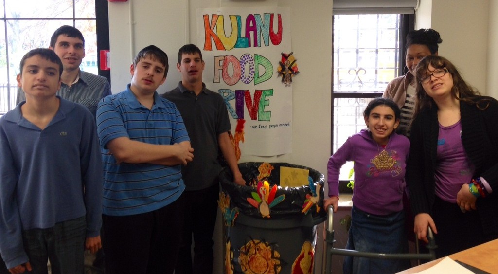 Kulanu kids collect food for needy families     Kulanu Academy students have organized a Holiday Food Drive to help families in need, collecting canned or non-perishable kosher items that will be distributed to local food pantries. The students developed a marketing strategy, created a poster and a slogan: