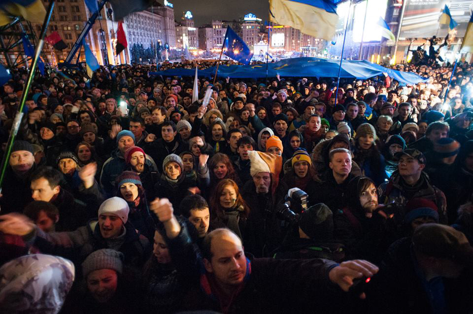 Euromaidan protest in Kiev on Nov. 27.