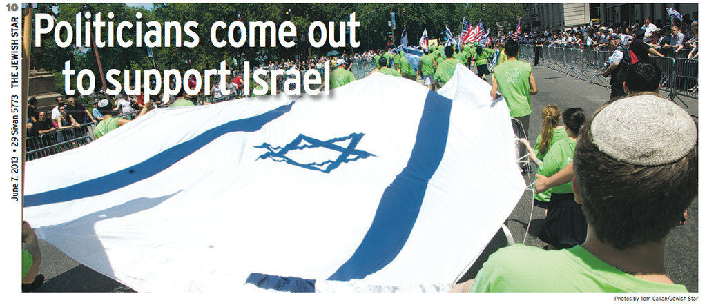 Marchers supported Israel at last year