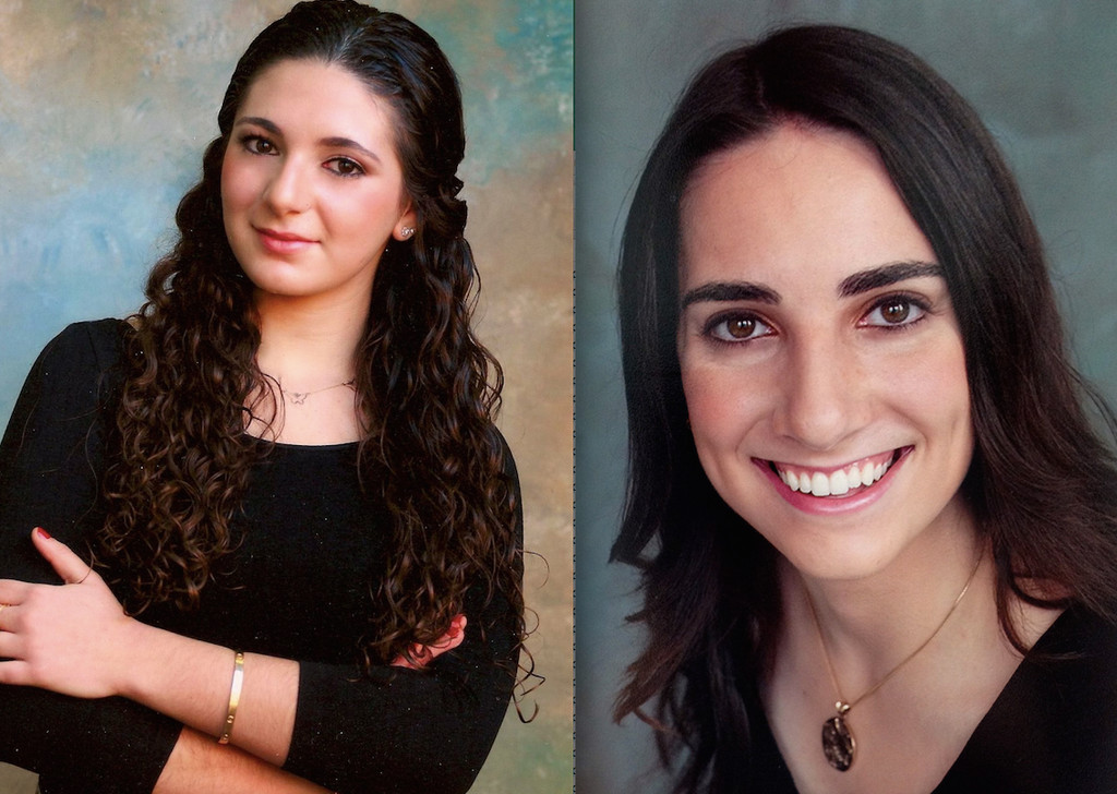 Left, Valedictorian Miriam Shana Friedman. Right,Salutatorian Samantha Lish