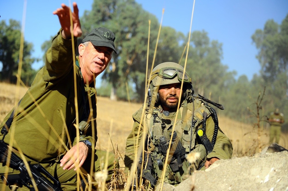 Israel Defense Forces Chief of Staff Lt. Gen. Benny Gantz in the Golan Heights in August  2012.