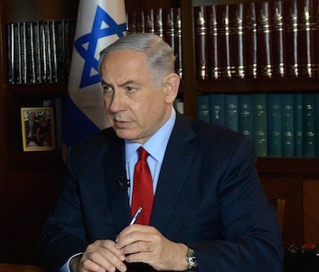 Prime Minister Netanyahu during his interview on Friday.