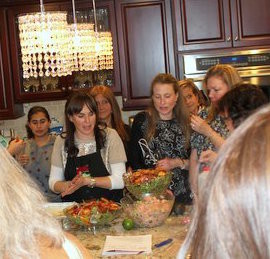 Naomi Nachman, The Aussie Gourmet, demonstrated several delicious dairy recipes.