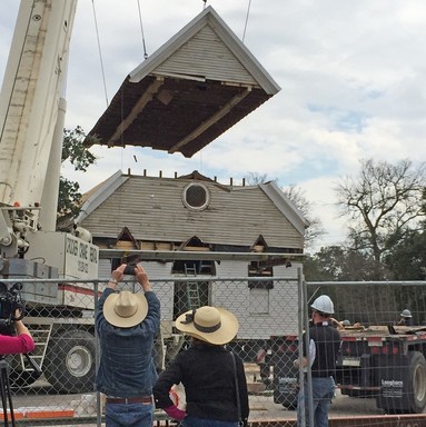 B&rsquo;nai Abraham Synagogue is moved and reassembled on a multi-denominational Jewish campus in Austin.