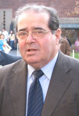 Justice Antonin Scalia at Harvard Law School on Nov. 30, 2006.