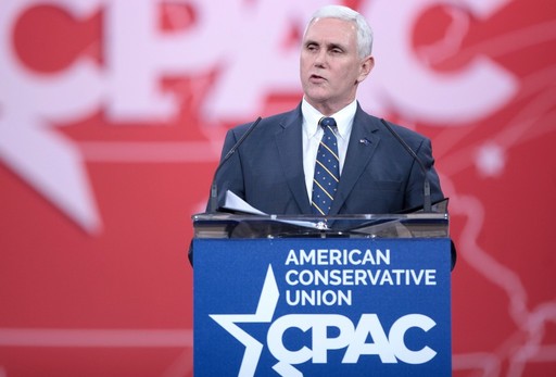 Indiana Governor Mike Pence, Donald Trump&rsquo;s running mate.