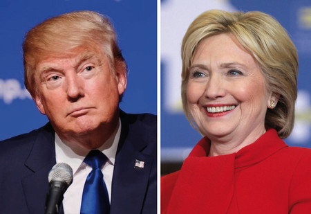 Presidential candidates Donald Trump and Hillary Clinton