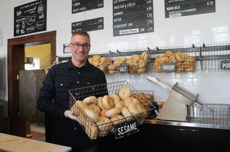 A former technology whiz from the East Coast, Robb Abrams has forged a new identity as a bagel maker in Salt Lake City.