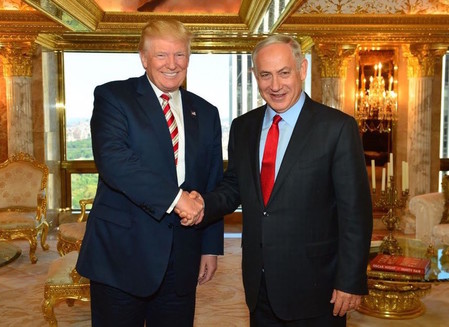 Donald Trump and Prime Minster Netanyahu at Trump Tower in September. Netanyahu also met with Hillary Clinton.