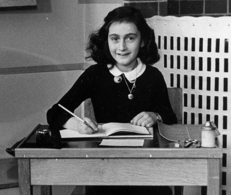 Anne Frank, in 1940 at Montessori School. A refugee, not a terrorist.
