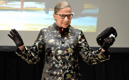 Supreme Court Justice Ruth Bader Ginsburg at the Skirball Center in Manhattan on Sept. 21, 2016.