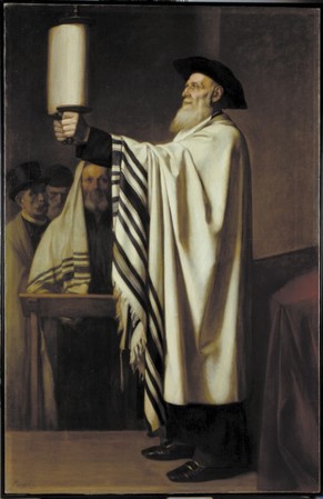 Edouard Moyse&rsquo;s &ldquo;The Presentation of the Torah&rdquo; (1860).