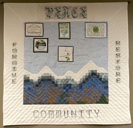 A peace quilt in Whitefish, Mt.