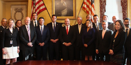 On Aug. 18, the day after the meeting Jason Greenblatt, senior adviser to President Trump on Israel (who was also at the meeting), posted a picture of everyone at the meeting on his twitter account. Mustafa Javed Ali was not in this &ldquo;team picture.&rdquo;