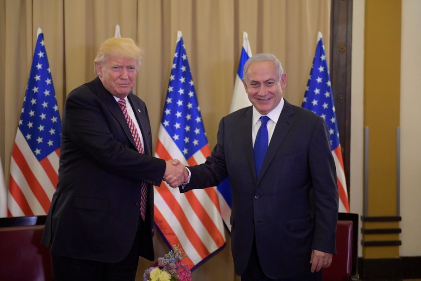 President Trump meets Prime Minister Netanyahu in Jerusalem on May 22.
