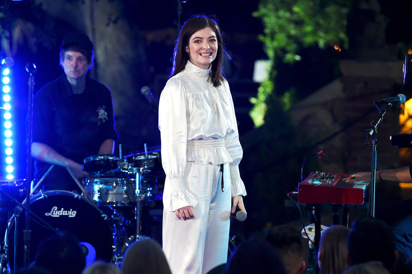 Lorde, pop singer from New Zealand, performs at the iHeartRadio Secret Sessions in Los Angeles on Aug. 29, 2017.