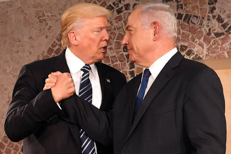 President Trump with Prime Minister Netanyahu at the Israel Museum in Jerusalem on May 23, 2017.