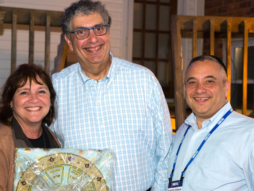 Hosts Sharon and Alan Shulman with Scott Feltman of the One Israel Fund.