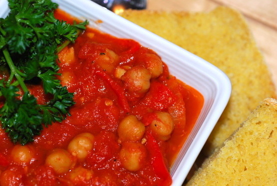Hot and Spicy Chickpeas