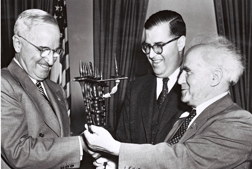 President Richard Nixon with Israeli Foreign Minister Abba Eban in Washington on March 14, 1969.