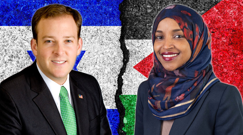 Reps. Lee Zeldin and Ilhan Omar have been feuding on Twitter over Omar&rsquo;s support of BDS.
