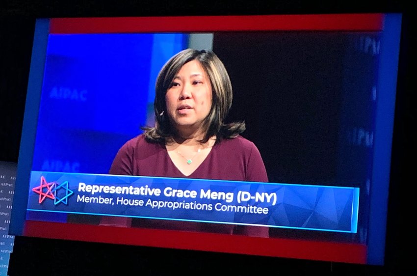 Rep. Grace Meng at the AIPAC Policy Conference in Washington.