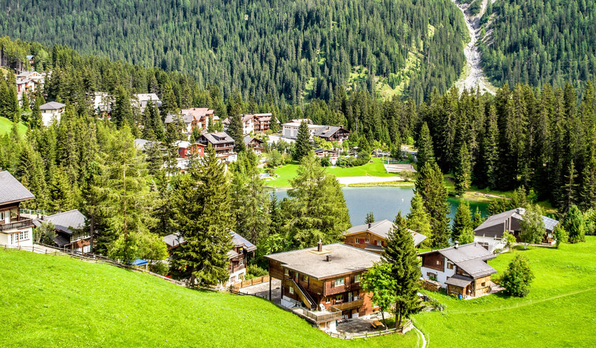 Arosa in the summer offers some stunning views