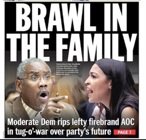 From the front page of Saturday's Daily News.