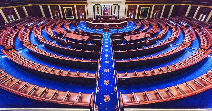 A view inside the House of Representatives in 2017.