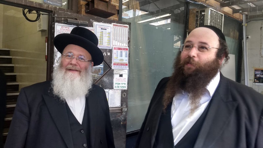 Yosef Rapaport, left, and his son Alexander say attacks on Jews are nothing new. Alexander is a Borough Park resident and executive director of the Masbia Soup Kitchen Network.